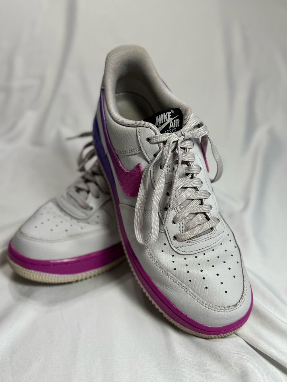 Nike Air Force 1 Low ‘07 LV8 Hyper Grape CJ0524-002 Men’s Size 8.5 Clean